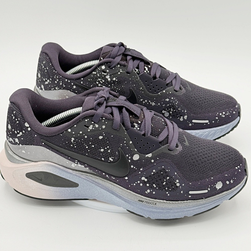 Nike Structure 26 SE Size 7 Womens Cave Purple/Black Running Shoe HV1727-500 NEW